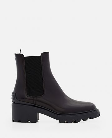 Tod's - PATENT LEATHER PLATFORM CHELSEA BOOTS