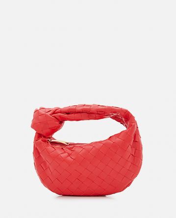 Bottega Veneta - MINI JODIE INTRECCIATO LEATHER TOP HANDLE BAG