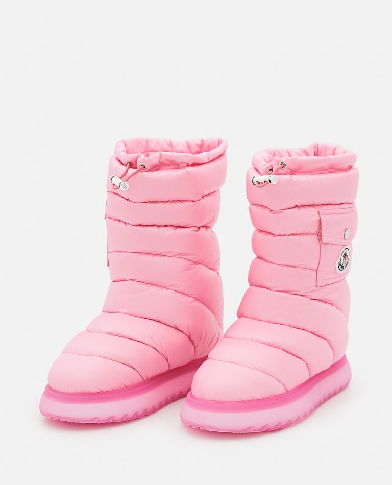 Moncler Gaia Mid-length Down-nylon Snow Boots In Rose