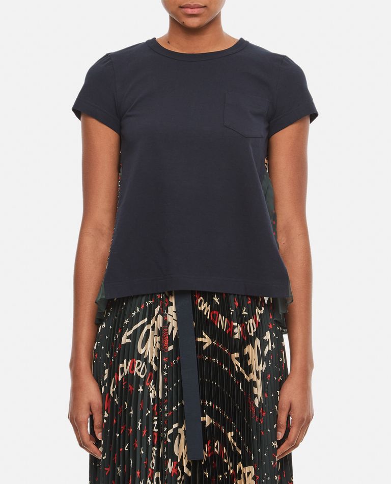 ERIC HAZE COTTON POCKET T-SHIRT for Women - Sacai sale | Biffi