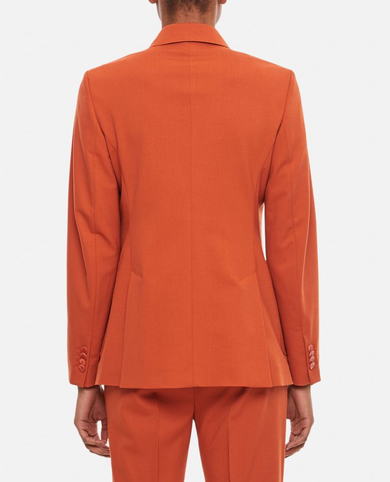 Max Mara  ,  Double Breasted Wool Jacket  ,  Orange 42