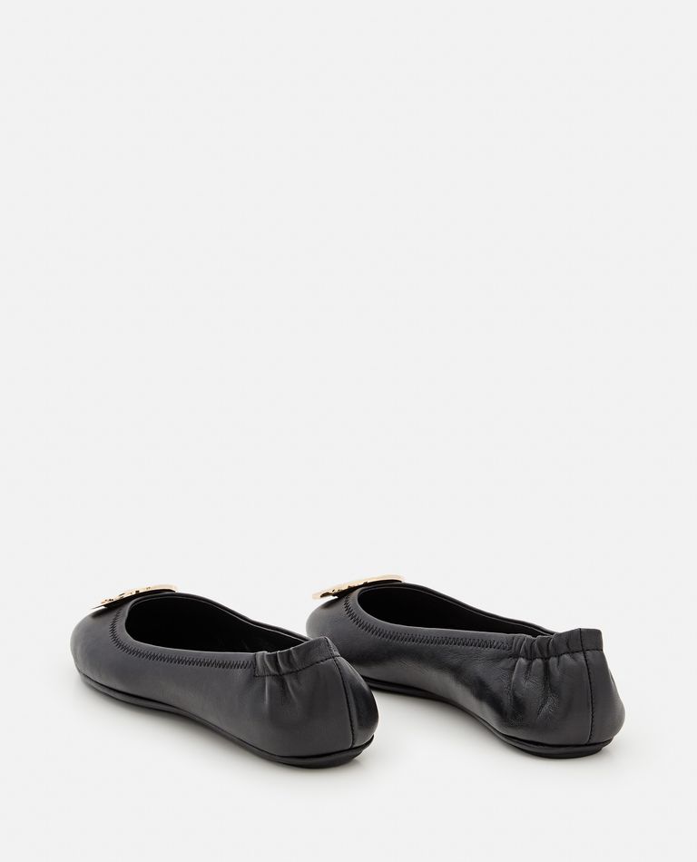 Tory burch store black leather flats