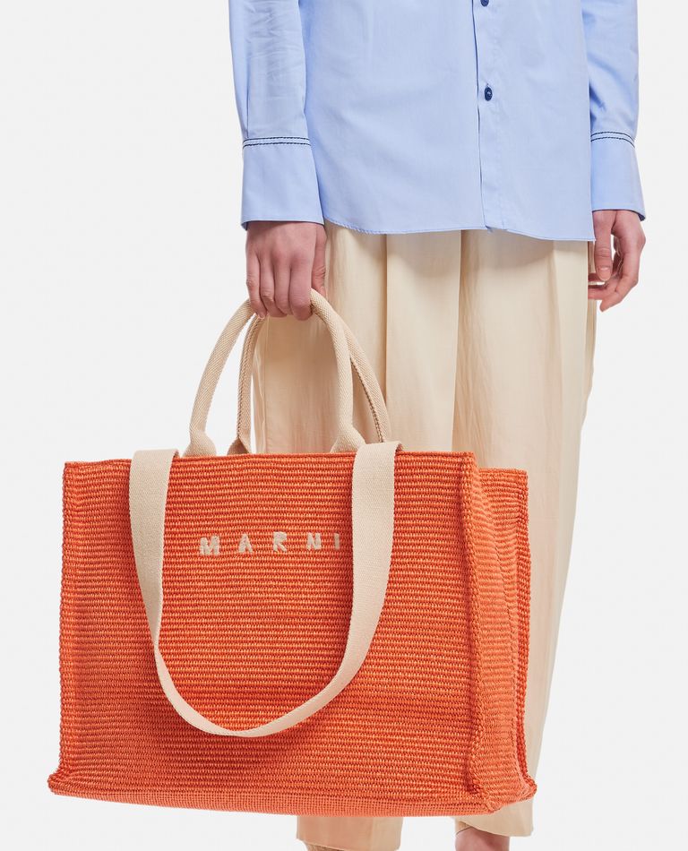 LARGE BASKET TOTE BAG for Women - Marni sale | Biffi