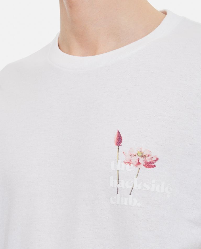 Backside Club T-shirt In White