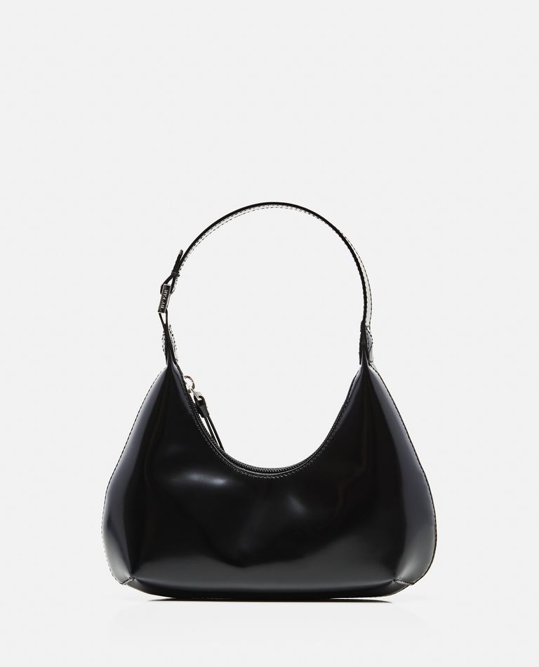 by Far Amber Leather Shoulder Bag - Black
