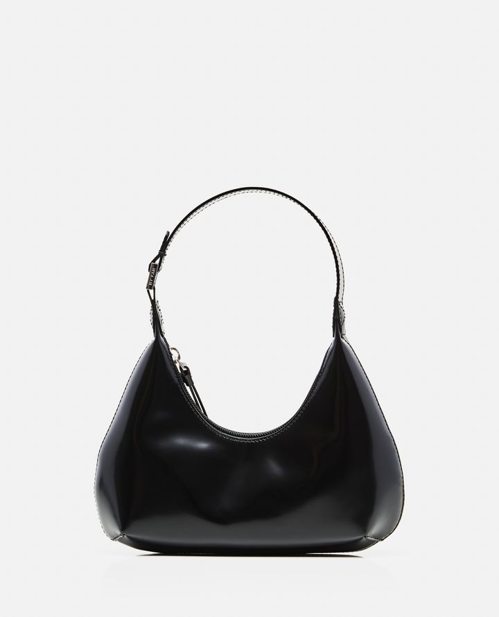 By Far - BABY AMBER PATENT LEATHER SHOULDER BAG_1