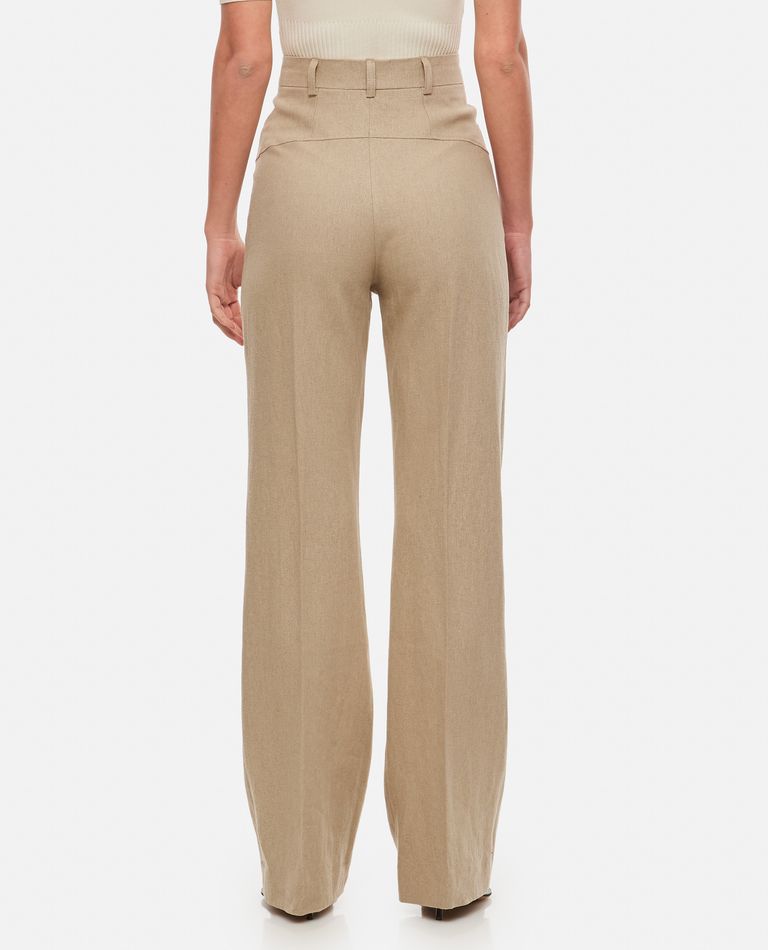 LE PANTALON SAUGE LINEN TROUSERS for Women - Jacquemus sale