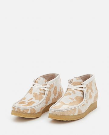 Clarks - COW PRINTED WALLABEE BOOTS
