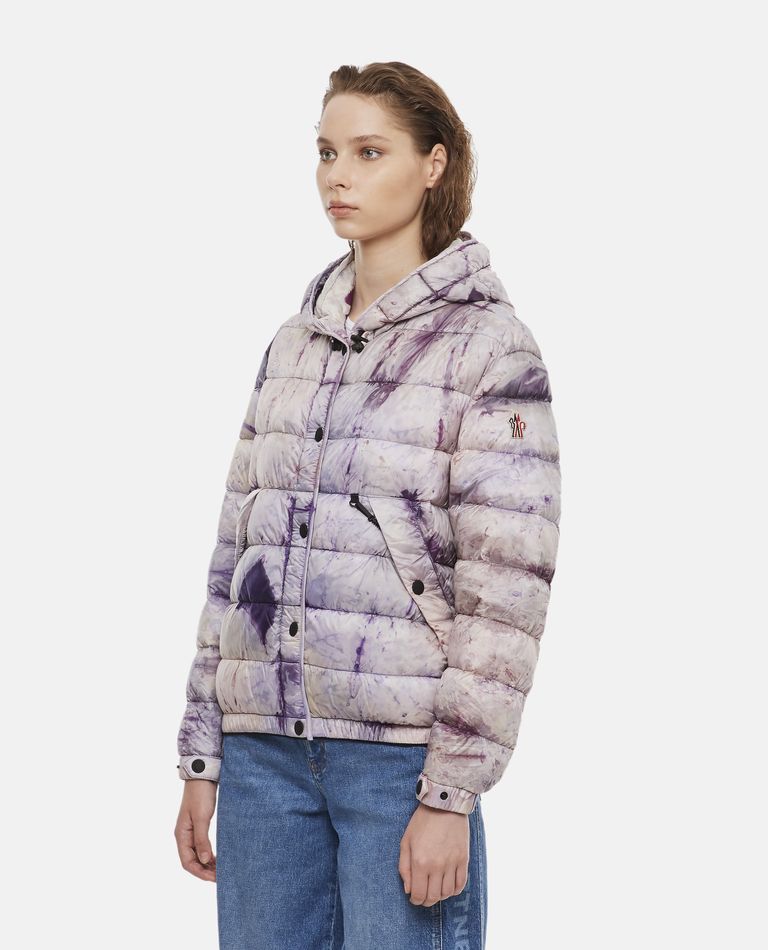 Moncler Rives Tie Dye Packable Down Puffer Jacket In Viola