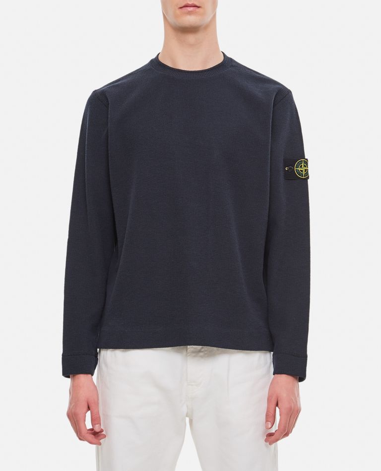 Stone island 2025 ribbed sweater