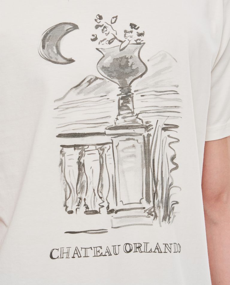 Shop Chateau Orlando Nocturne T-shirt In Beige