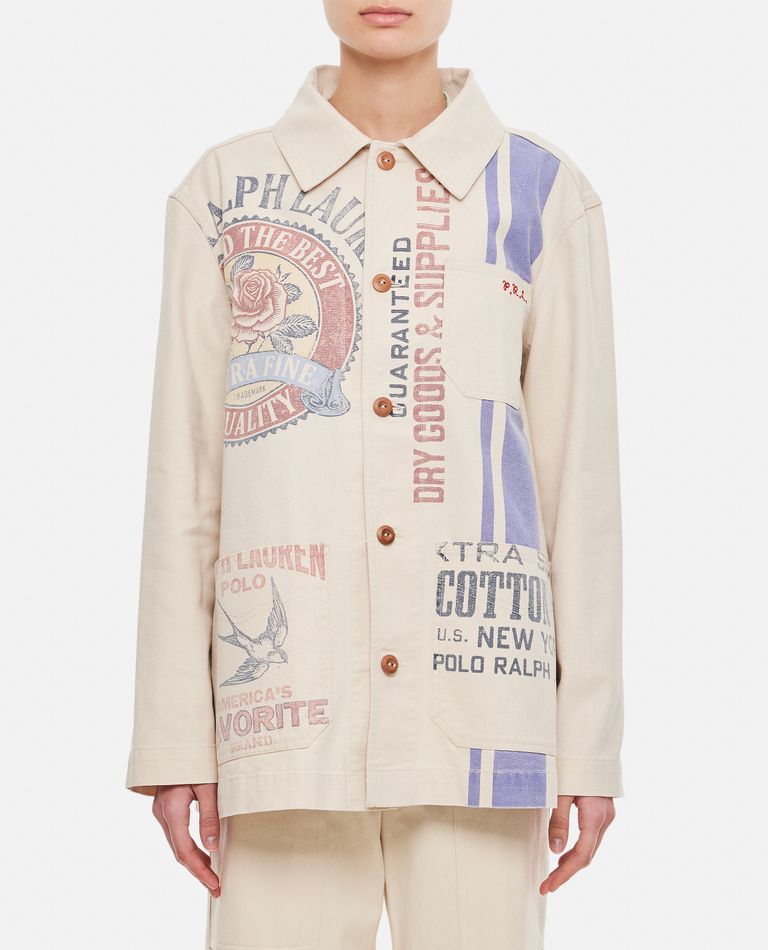Polo Ralph Lauren  ,  Printed Jacket  ,  White M