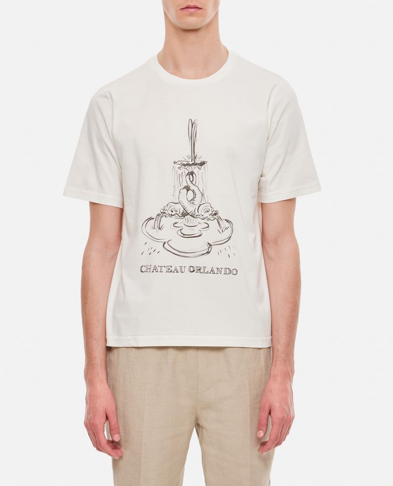 Chateau Orlando  ,  Fountain T-shirt  ,  Beige S