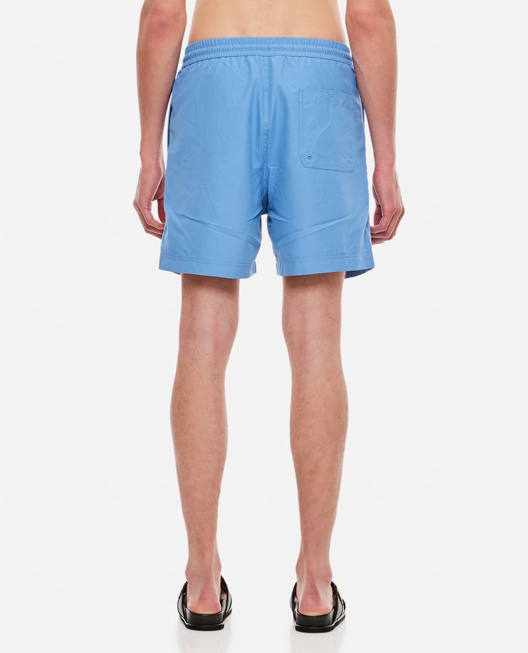 Shop Carhartt Chase Swim Trunks In Sky Blue