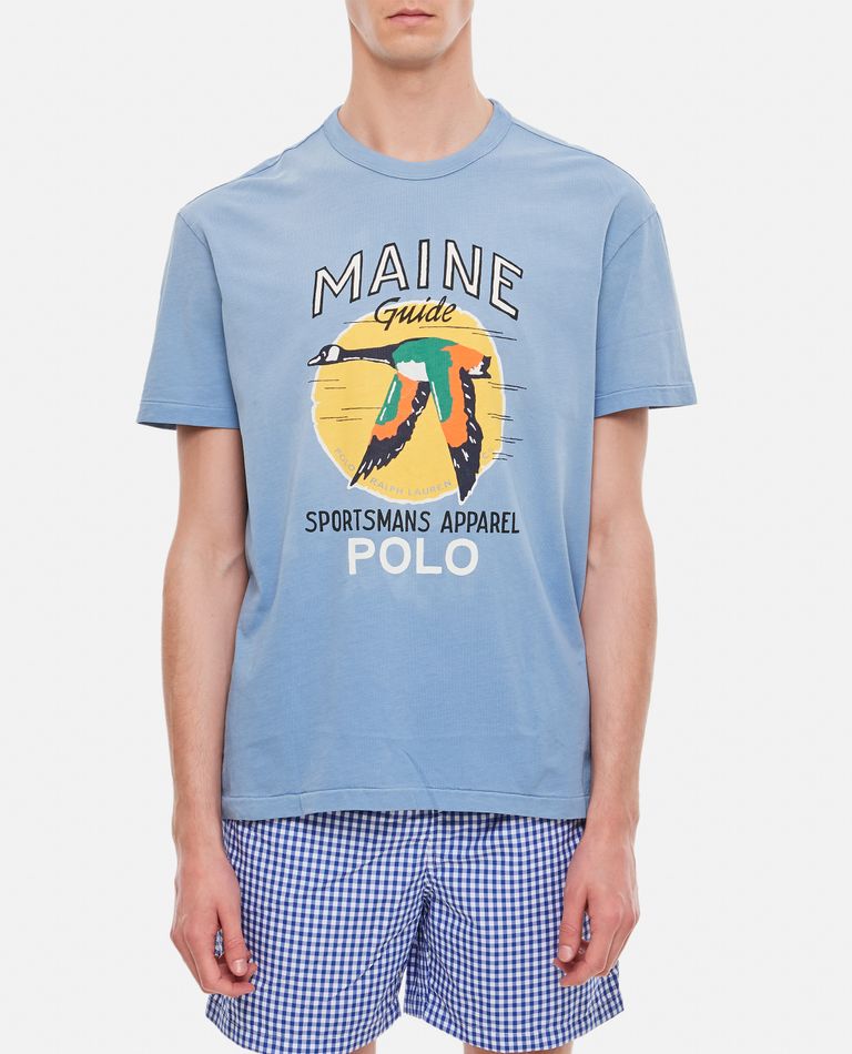 Polo Ralph Lauren  ,  Short Sleeve-t-shirt  ,  Sky Blue XL