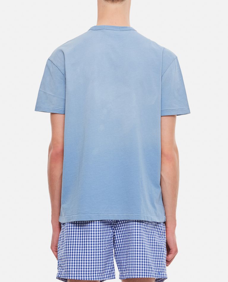 Polo Ralph Lauren Short Sleeve-t-shirt In Sky Blue