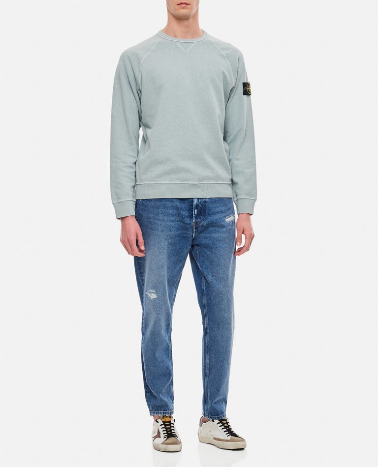 CREWNECK SWEATER COTTON WASHED for Men - Stone Island sale CREWNECK SWEATER COTTON WASHED for Men - Stone Island sale