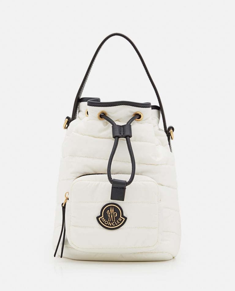 Moncler, Bags, Moncler Silver Leather Mini Dauphine Backpack