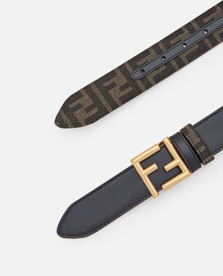 【送料&関税込】Fendi ff Reversible Belt FENDI FF Reversible Belt | Green | FARFETCH