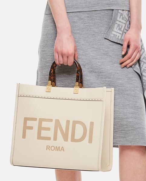 FENDI SUNSHINE LEATHER TOTE BAG for Women - Fendi