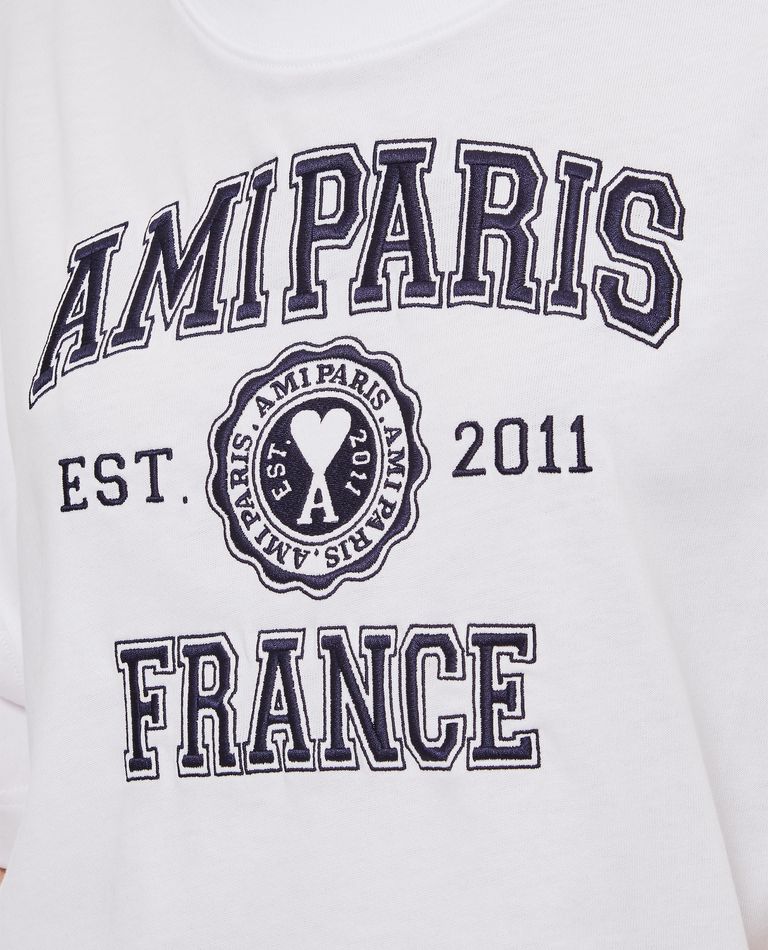 AMI ALEXANDRE MATTIUSSI AMIPARIS COTTON T-SHIRT