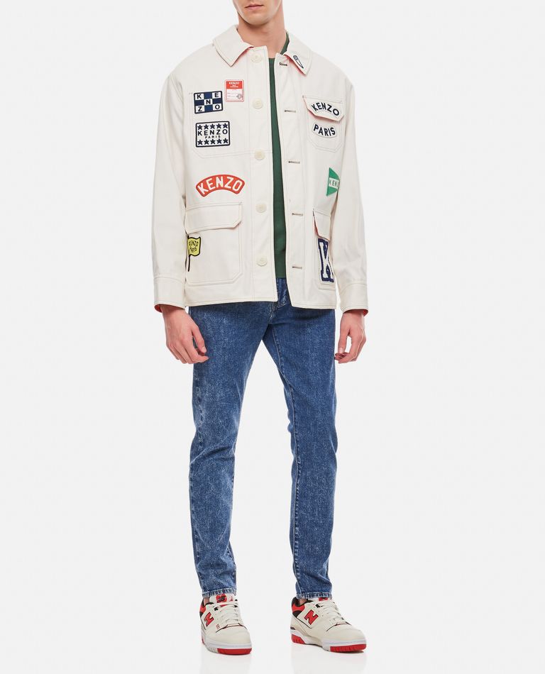 WORKWEAR JACKET WITH BADGES for Men - Kenzo sale | Biffi