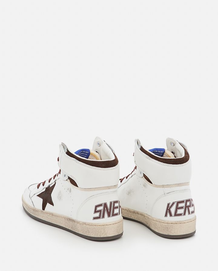 Golden Goose - SKY STAR SNEAKERS NAPPA UPPER AND SPUR NYLON TONGUE SUEDE STAR_3