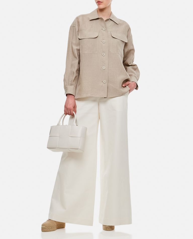 LAMPARA COTTON DENIM TROUSERS for Women - Max Mara | Biffi