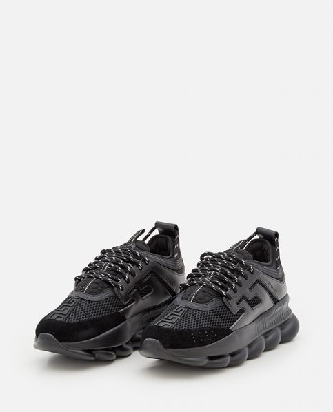 Versace Chain Reaction Sneakers Black/White