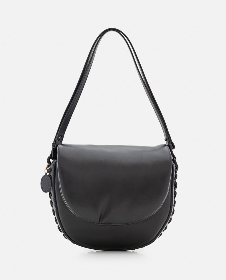 Women Black Stella Logo Puffy Tote Bag