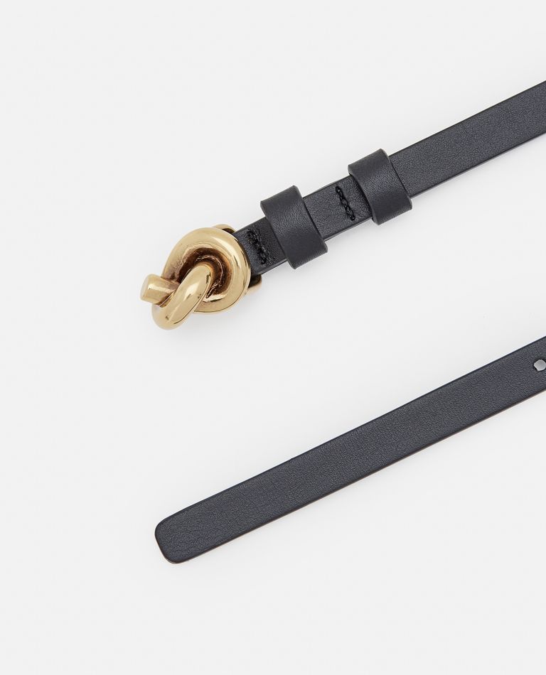 BOTTEGA VENETA 1.2CM KNOT LEATHER BELT