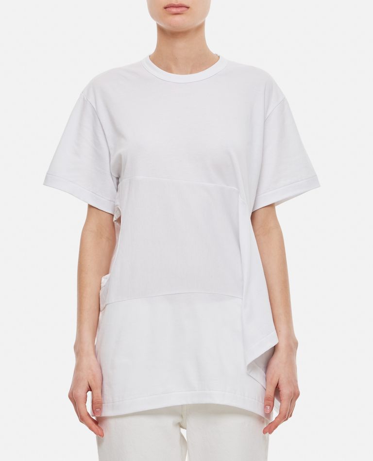 Comme Des GarÃ§ons  ,  Cotton Jersey T-shirt  ,  White L