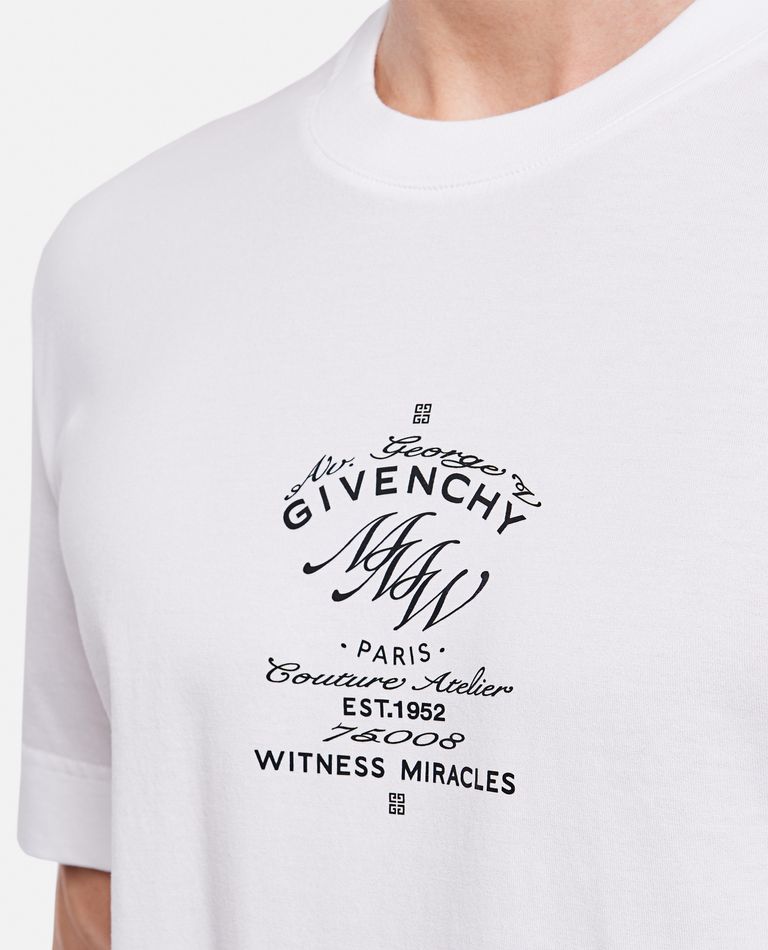 PRINTED SHORT SLEEVED T-SHIRT for Men - Givenchy sale | Biffi