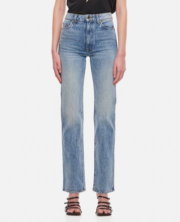 Khaite - DANIELLE HIGH WAISTED COTTON JEANS