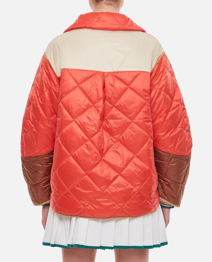 Fay - QUILTED SHORT COLORBLOCK COAT_3
