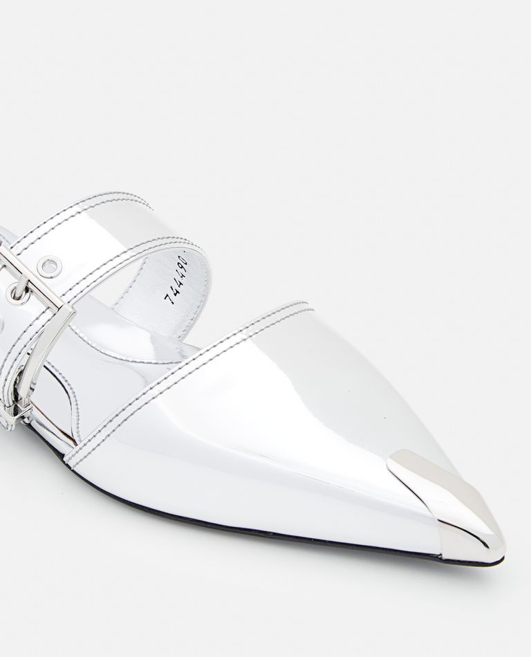 サンダル・ミュール ALEXANDER MCQUEEN MIRROR POINTED OPEN BACK SANDALS MIRROR POINTED OPEN BACK SANDALS for Women - Alexander