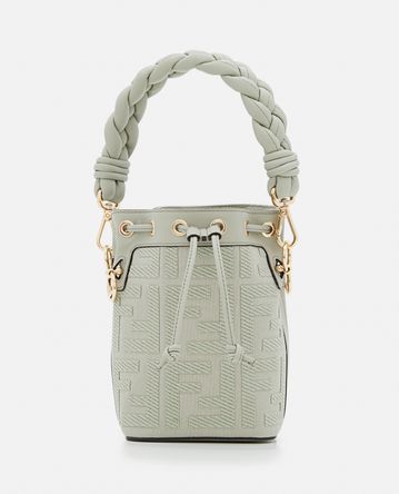 Fendi - EMBOSSED FF CANVAS MON TRESOR MINI BAG