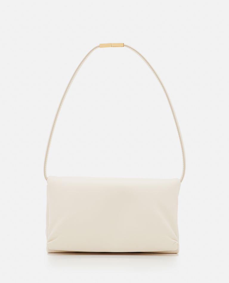 ★MARNI★ Prisma Small Shoulder Bag Biscuit SBMP0122UOP52980 SMALL PRISMA LEATHER SHOULDER BAG for Women - Marni sale | Biffi