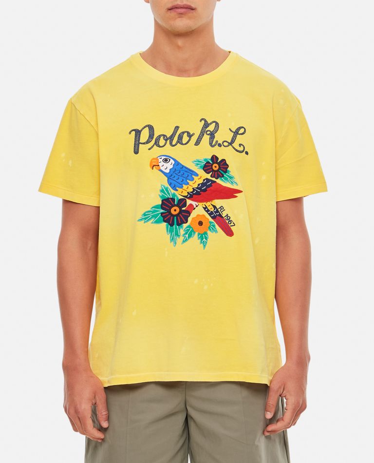 Shop Polo Ralph Lauren Short Sleeve-t-shirt In Yellow