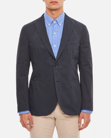 Boglioli - SINGLE-BREASTED JACKET IN STRETCH COTTON TWILL, 2 BUTTONS