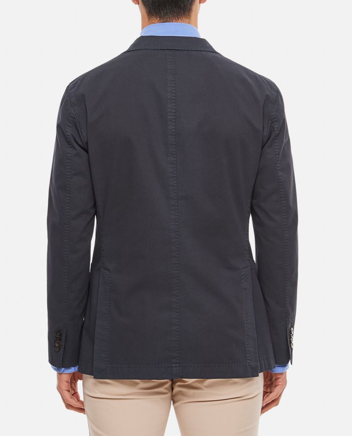 Boglioli - SINGLE-BREASTED JACKET IN STRETCH COTTON TWILL, 2 BUTTONS_3