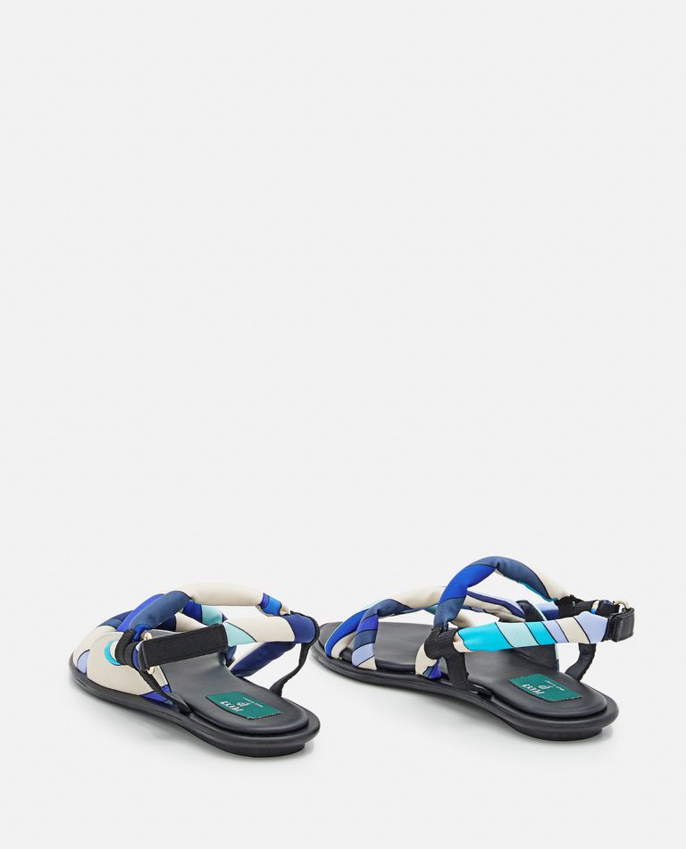 Emilio Pucci  ,  Lycra Sandals  ,  Blue 36