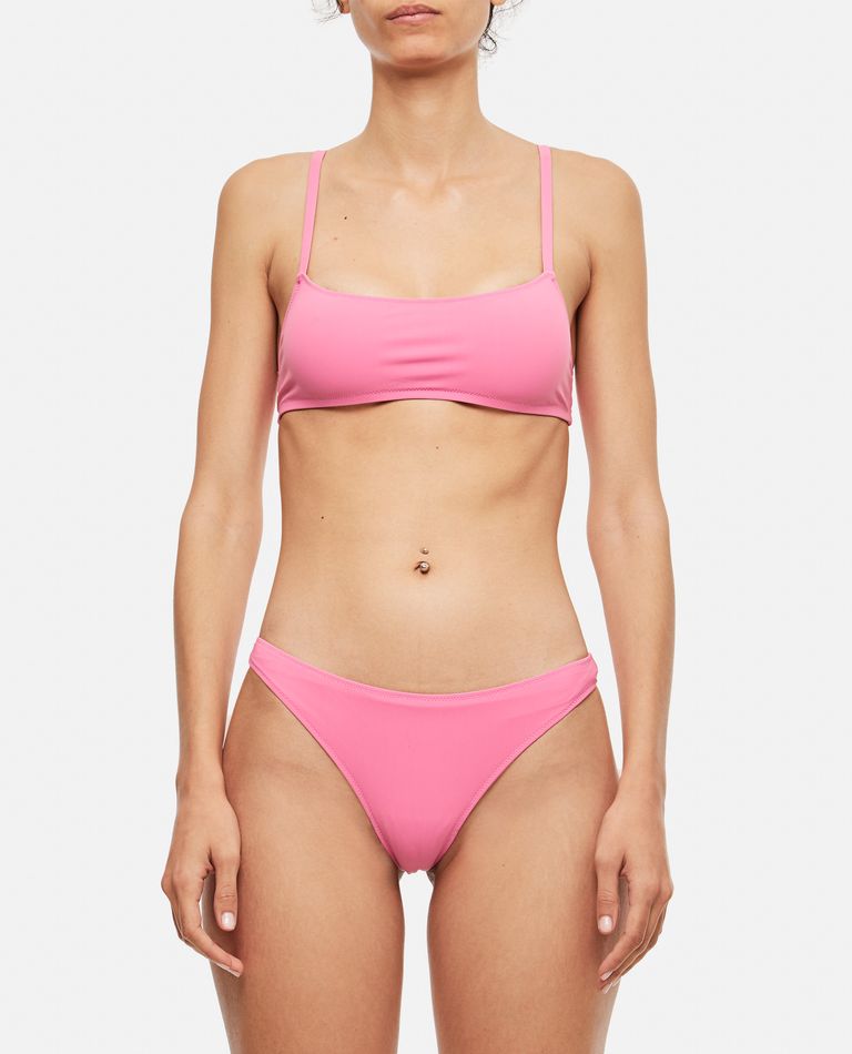 Shop Lido Undici Low Waist Bikini In Rose