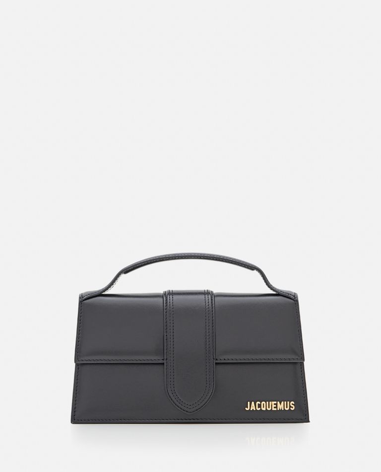 【JACQUEMUS】LE GRAND BAMBINO LEATHER HANDBAG Jacquemus Le Grand Bambino Leather Top Handle Bag | Saks
