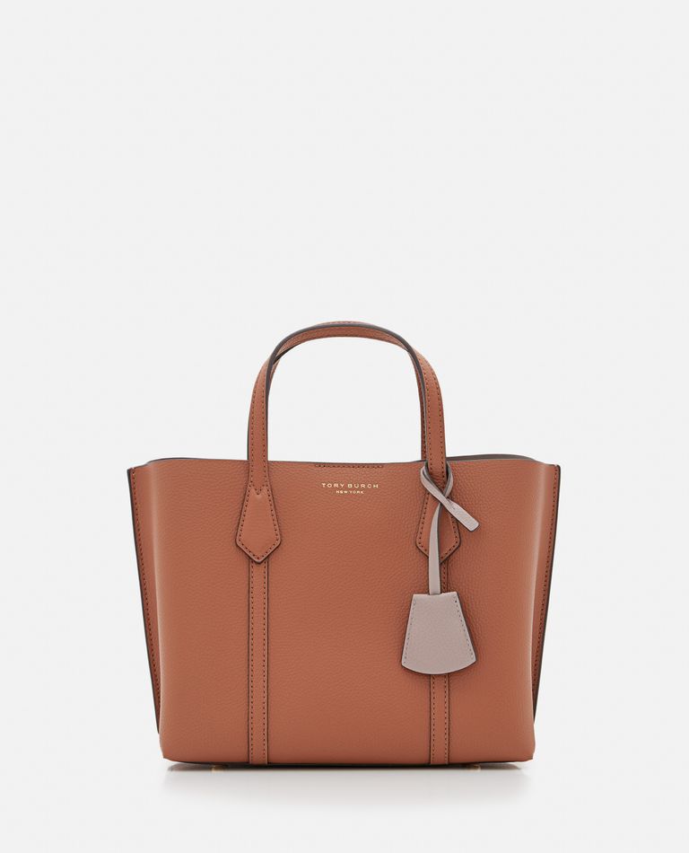 Tory Burch  ,  Small Perry Leather Tote Bag  ,  Brown TU