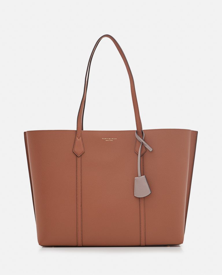 Tory Burch  ,  Perry Leather Tote Bag  ,  Brown TU