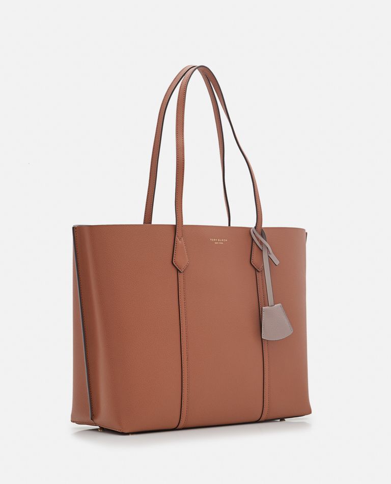 Tory Burch  ,  Perry Leather Tote Bag  ,  Brown TU