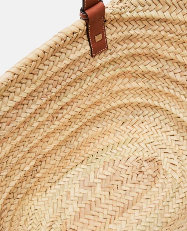 【LOEWE】BASKET BAG●32702S922435 Basket bag in palm leaf and calfskin Beige - LOEWE