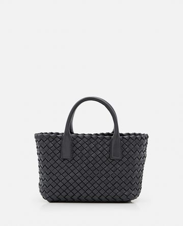 Bottega Veneta - MINI CABAT LEATHER TOTE BAG