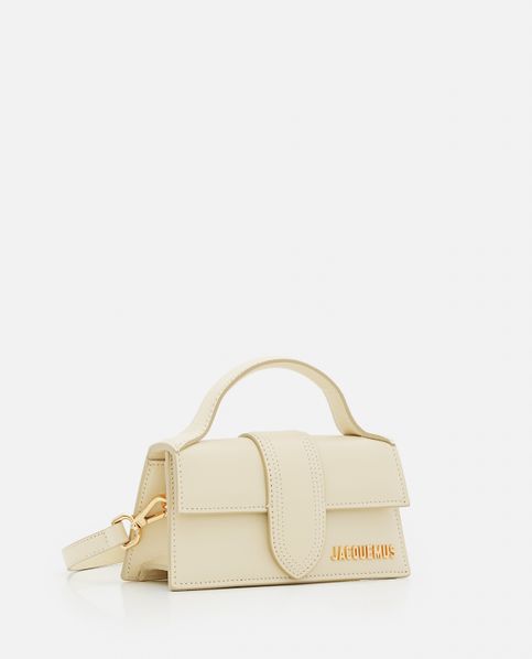 Jacquemus | Le Bambino Leather Top Handle Bag | White Tu
